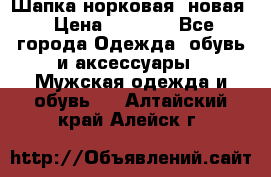 Шапка норковая, новая › Цена ­ 5 000 - Все города Одежда, обувь и аксессуары » Мужская одежда и обувь   . Алтайский край,Алейск г.